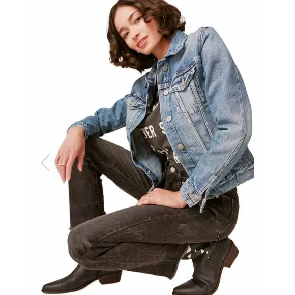 Lucky Brand Jean Jacket Women's Size Medium - Picture 2 of 12